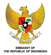 Emblem of the Embassy of the Republic of Indonesia in Malaysia.