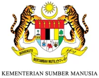 Crest of Kementerian Sumber Manusia, the Ministry of Human Resources Malaysia.