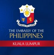 Logo of the Embassy of the Philippines in Kuala Lumpur.
