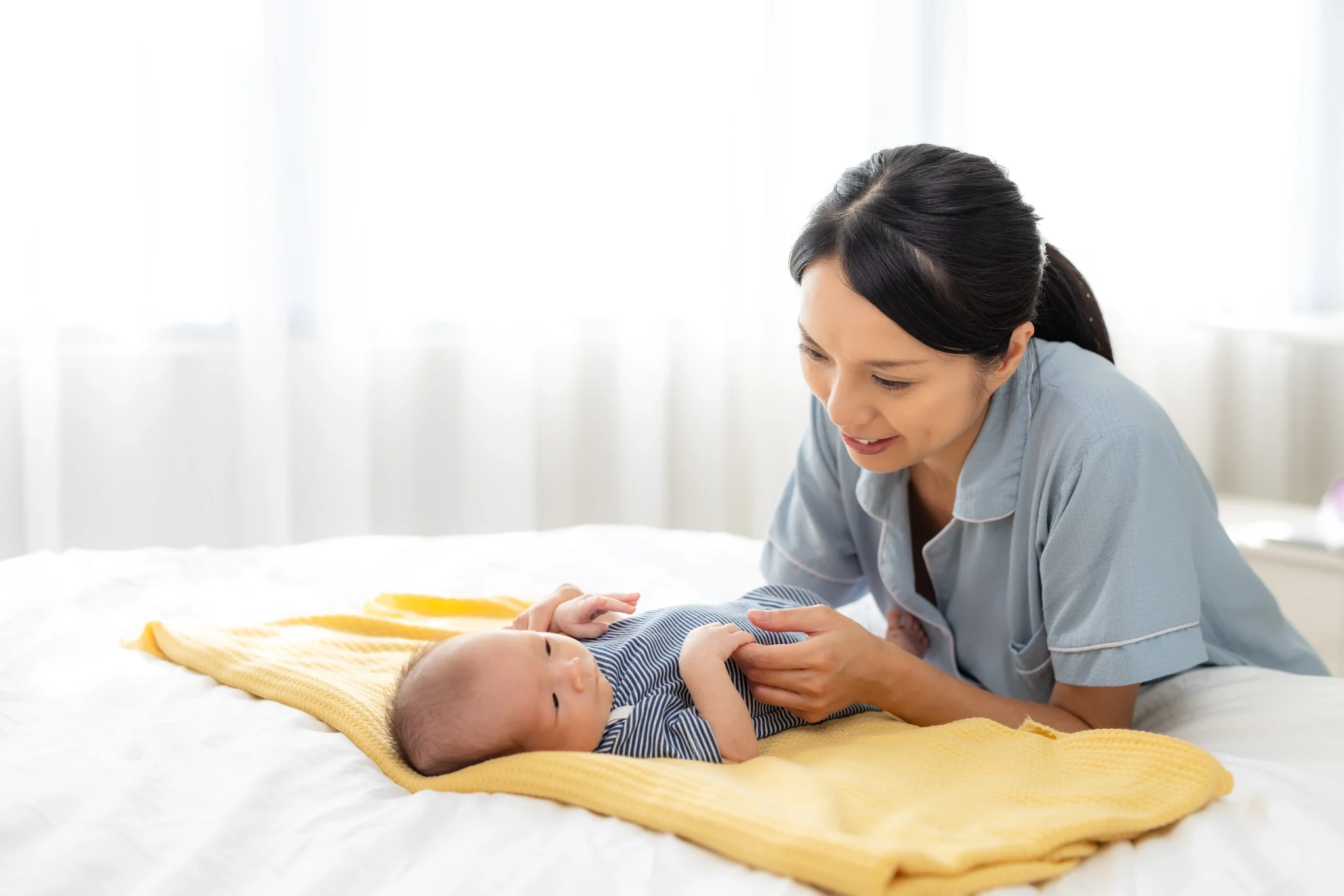 maid taking care of infant in selangor
